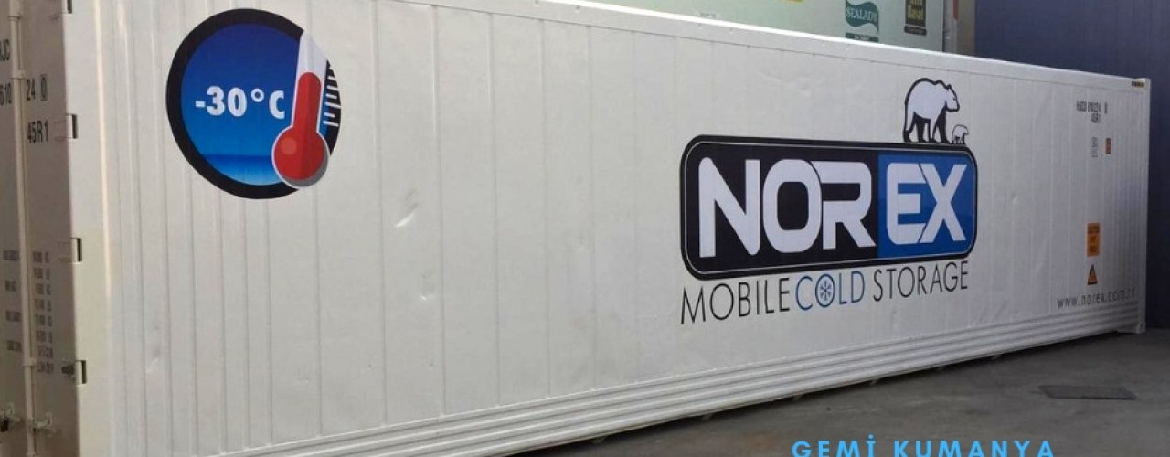 Gemi Kumanya Firması Müşterimiz 40 hc Mobil Soğuk Hava Konteynerimizi Kiraladı